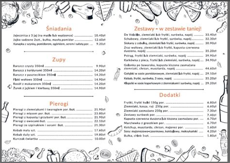 karczma na piwnej menu|Nasze menu dostępne na wynos i z .
